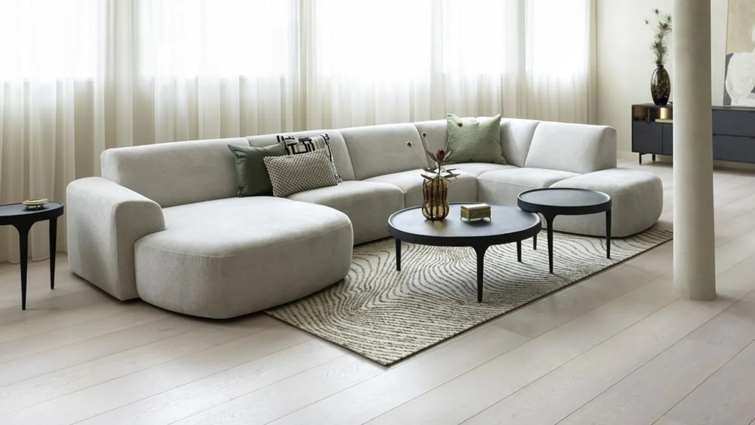 Ronde Salontafels-XOOON Xilvo Salontafel Zwart