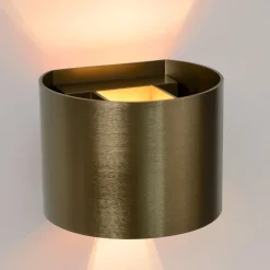 Wandlampen|Wandlampen-Lucide XIO Wandlamp Koffie
