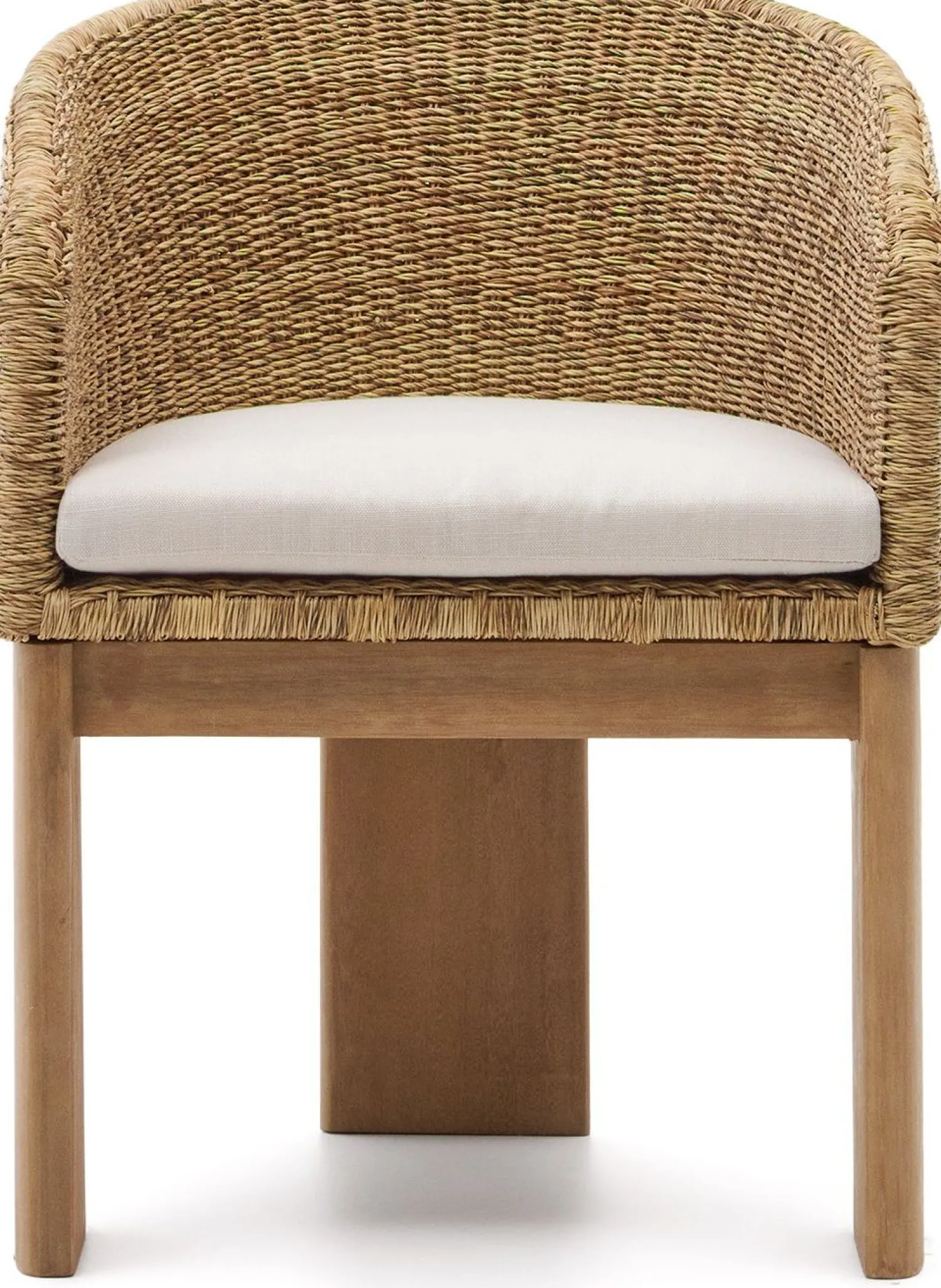 Tuinstoelen|Eetkamerstoelen Met Armleuning-Kave Home Xoriguer Tuinstoel Naturel, Beige