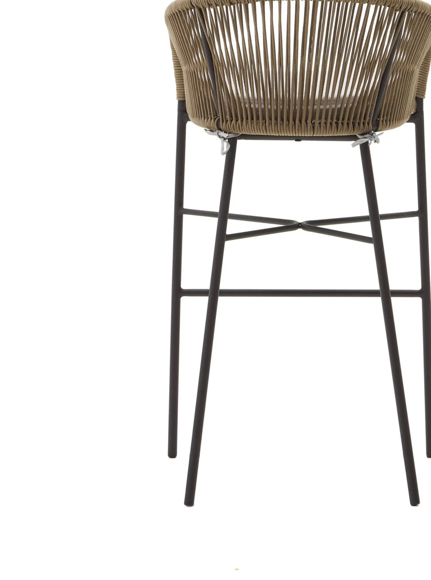 Tuinstoelen|Stoffen Barkrukken-Kave Home Yanet Barkruk Beige