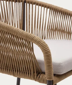 Tuinstoelen|Stoffen Barkrukken-Kave Home Yanet Barkruk Beige