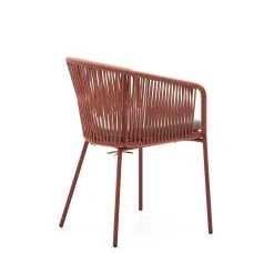 Tuinstoelen-Kave Home Yanet Tuinstoel Terracotta