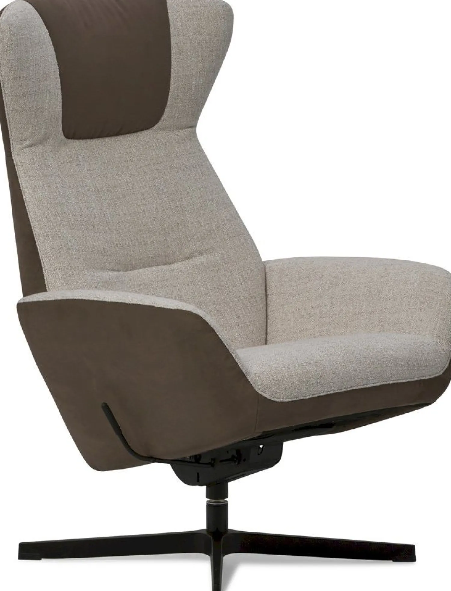 Draaifauteuils-Montèl Yani Relaxfauteuil Nature, Liver