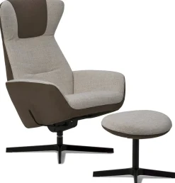Draaifauteuils-Montèl Yani Relaxfauteuil Nature, Liver