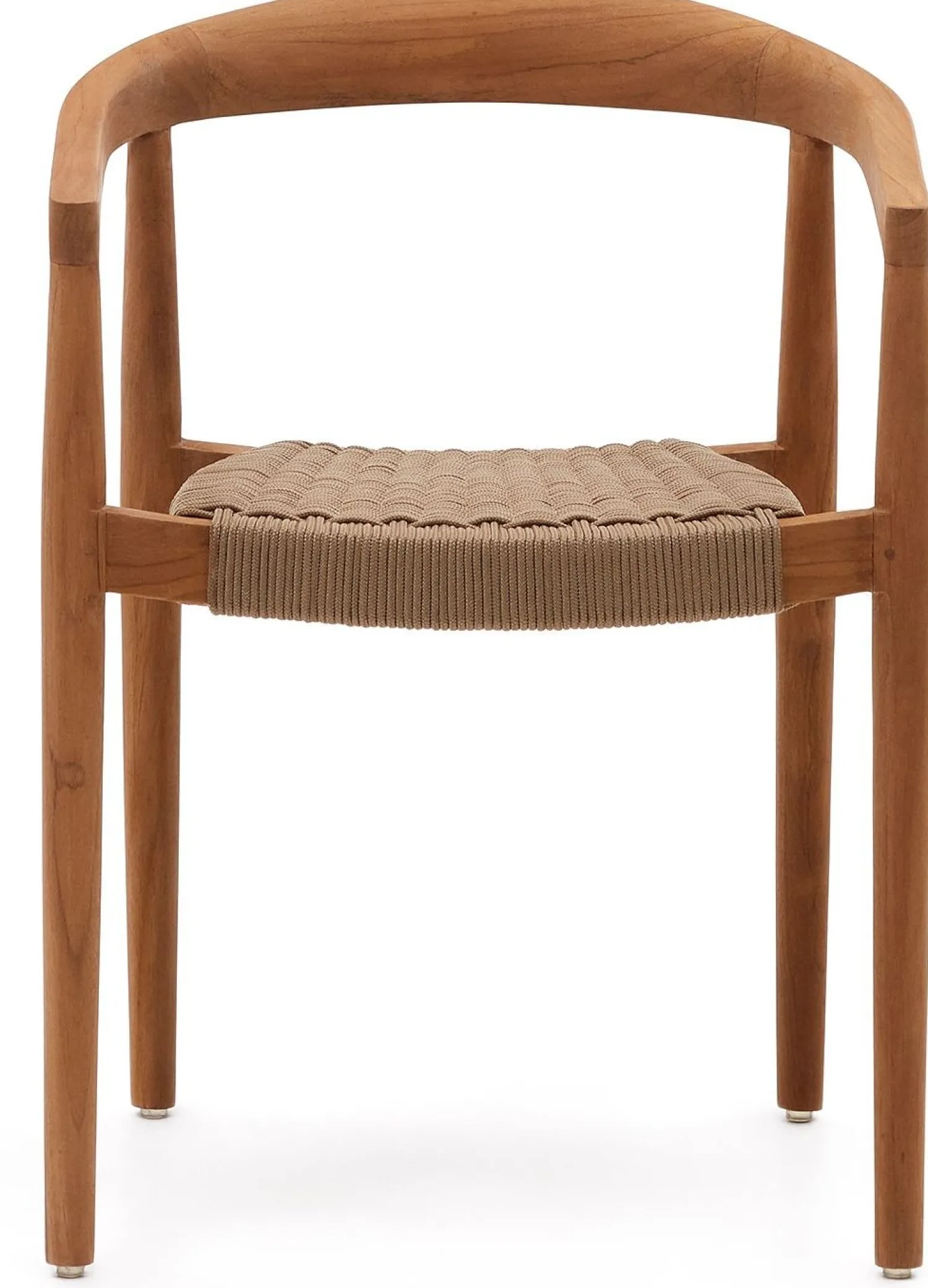 Tuinstoelen-Kave Home Ydalia Tuinstoel Bruin, Naturel