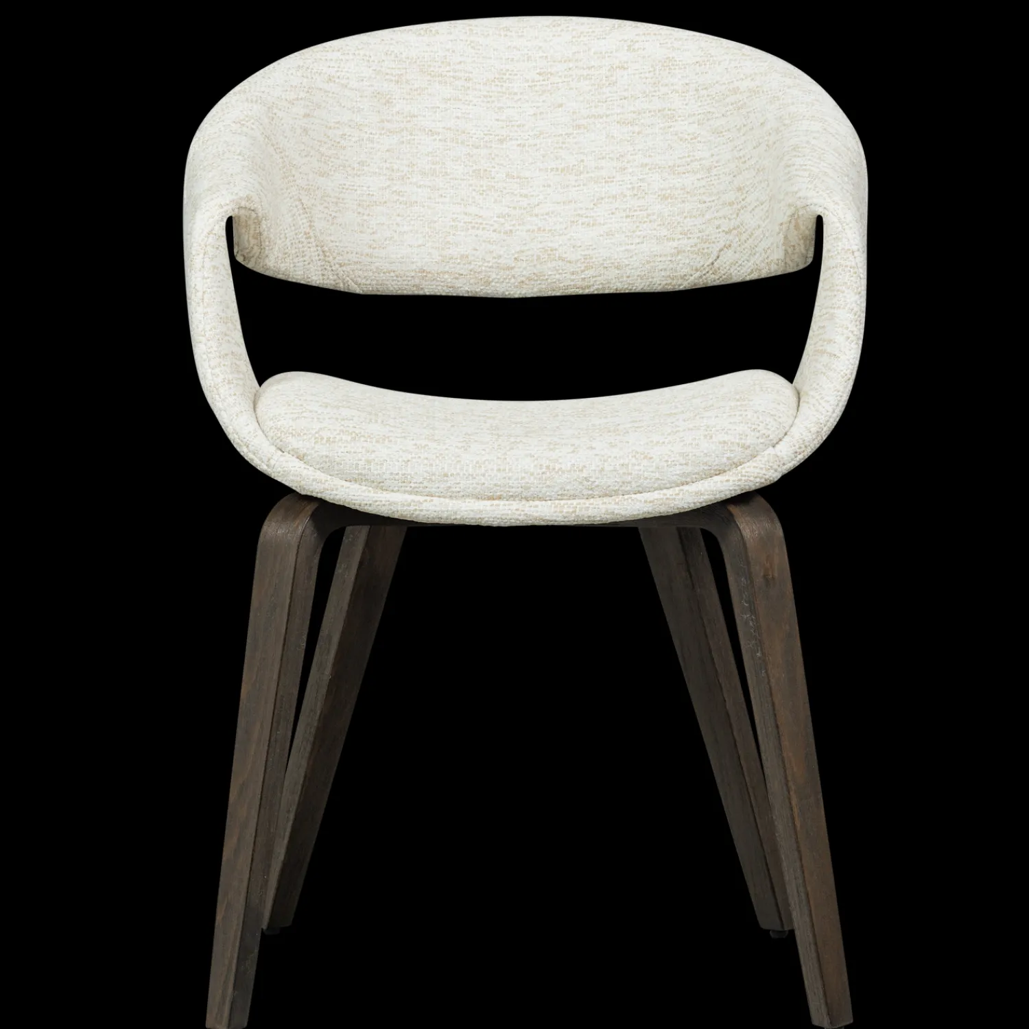 Eetkamerstoelen Met Armleuning-WOOOD Yossi Bruin Hout Eetkamerstoel Natural