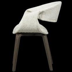 Eetkamerstoelen Met Armleuning-WOOOD Yossi Bruin Hout Eetkamerstoel Natural