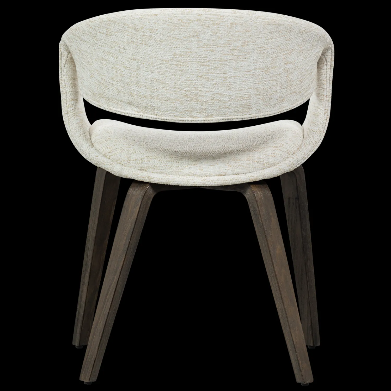 Eetkamerstoelen Met Armleuning-WOOOD Yossi Bruin Hout Eetkamerstoel Natural