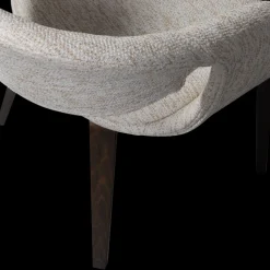 Eetkamerstoelen Met Armleuning-WOOOD Yossi Bruin Hout Eetkamerstoel Natural