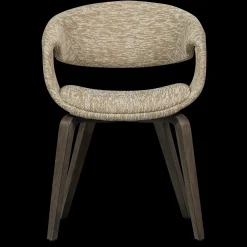 Eetkamerstoelen Met Armleuning-WOOOD Yossi Bruin Hout Eetkamerstoel Sand