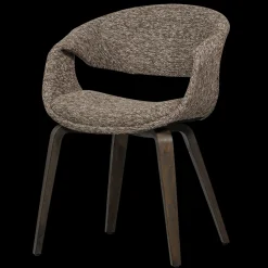 Eetkamerstoelen Met Armleuning-WOOOD Yossi Bruin Hout Eetkamerstoel Brown
