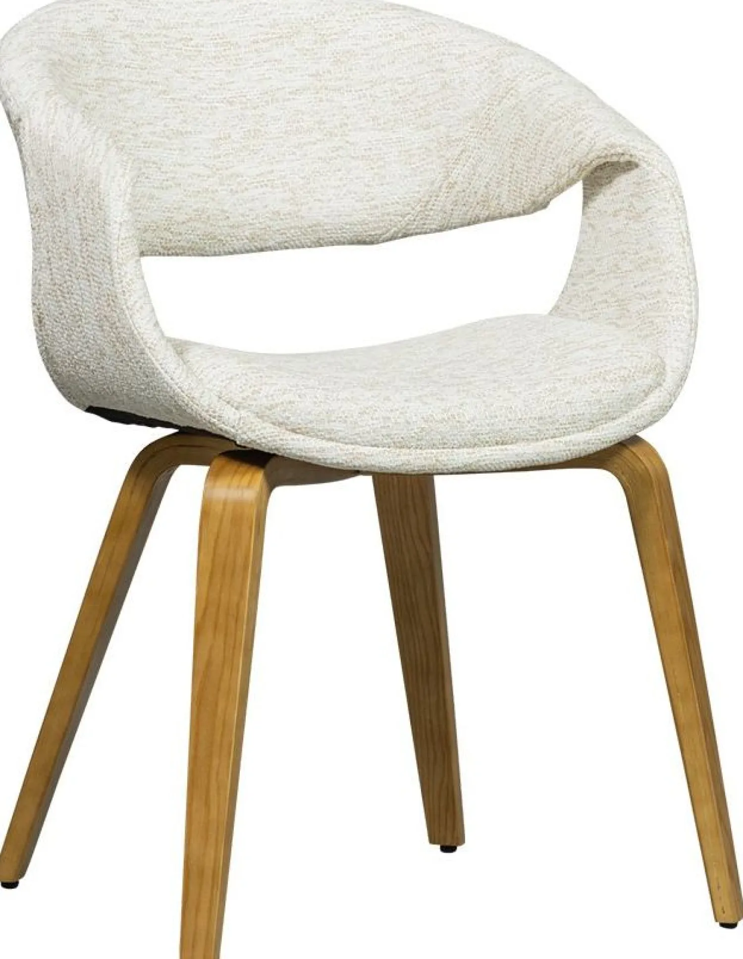 Eetkamerstoelen Met Armleuning-WOOOD Yossi Hout Eetkamerstoel Natural