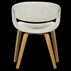 Eetkamerstoelen Met Armleuning-WOOOD Yossi Hout Eetkamerstoel Natural