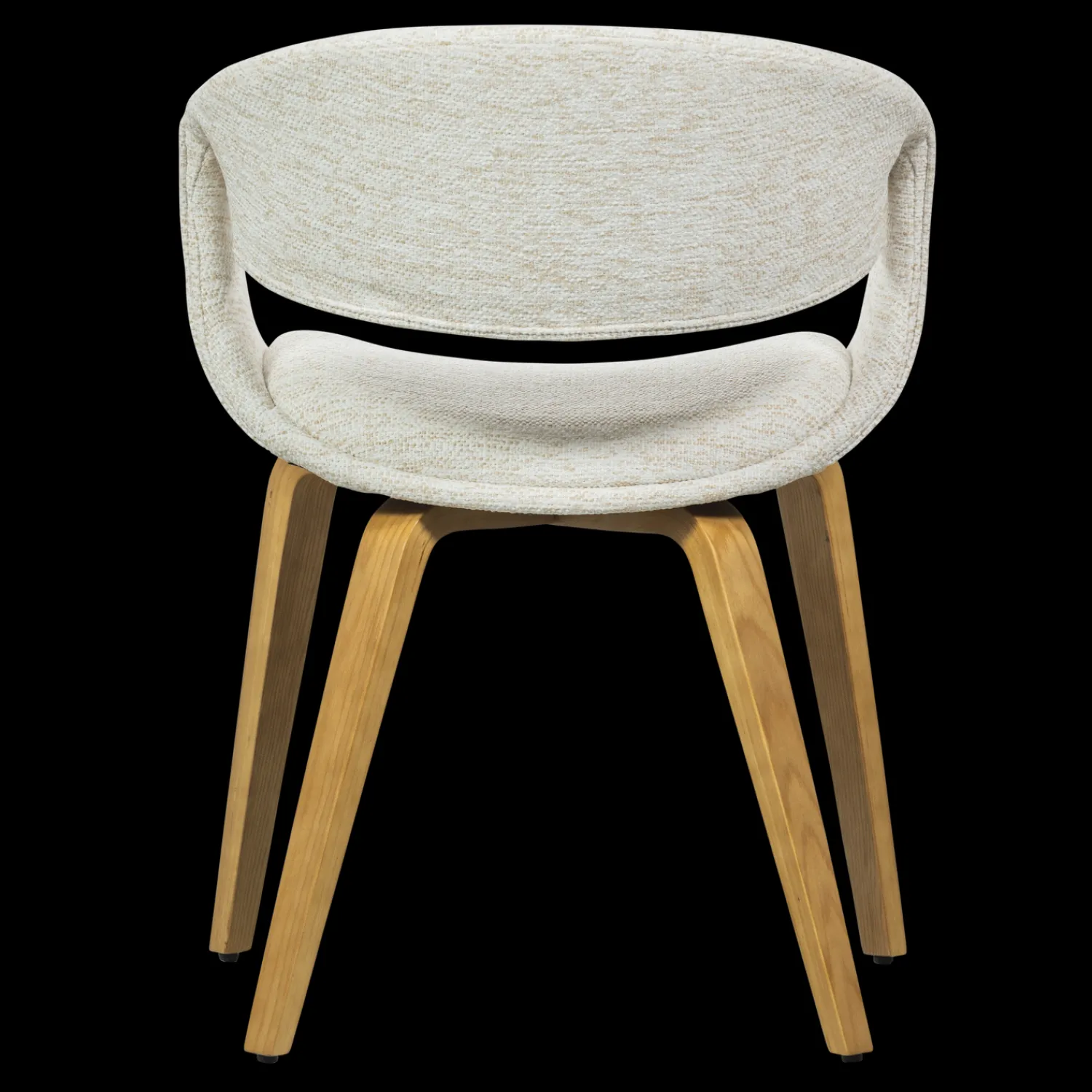 Eetkamerstoelen Met Armleuning-WOOOD Yossi Hout Eetkamerstoel Natural