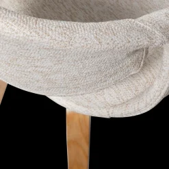 Eetkamerstoelen Met Armleuning-WOOOD Yossi Hout Eetkamerstoel Natural