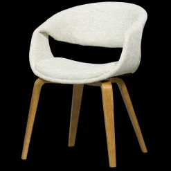Eetkamerstoelen Met Armleuning-WOOOD Yossi Hout Eetkamerstoel Natural