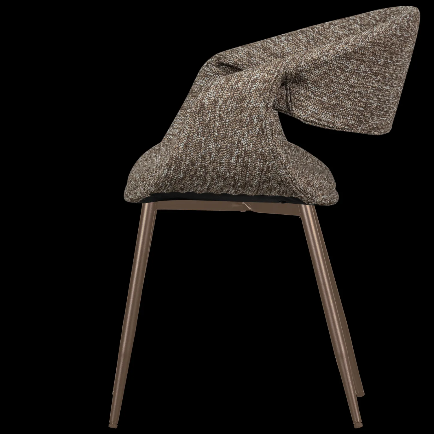 Eetkamerstoelen Met Armleuning-WOOOD Yossi Koper Metaal Eetkamerstoel Brown