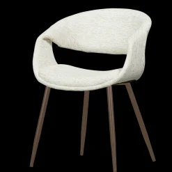 Eetkamerstoelen Met Armleuning-WOOOD Yossi Koper Metaal Eetkamerstoel Natural