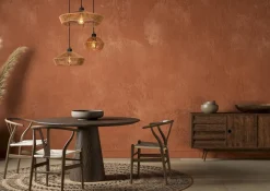 Hanglampen|Hanglampen-Lucide Yunkai Hanglamp Naturel, Zwart