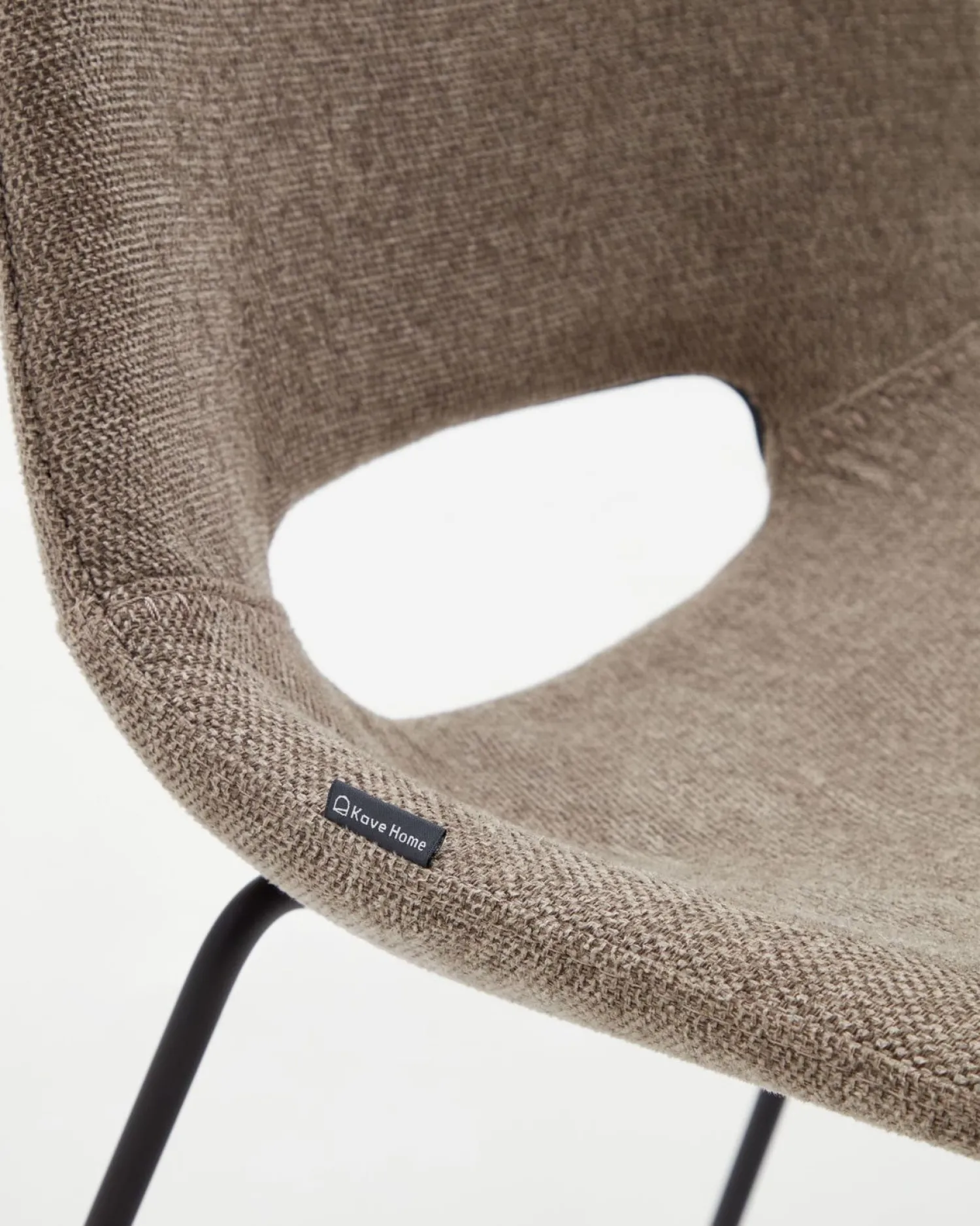 Eetkamerstoelen Zonder Armleuning-Kave Home Zahara Eetkamerstoel Beige