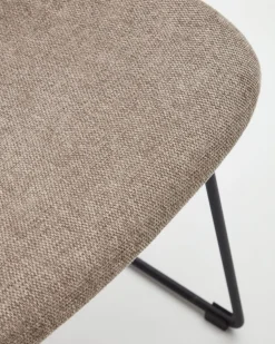 Eetkamerstoelen Zonder Armleuning-Kave Home Zahara Eetkamerstoel Beige