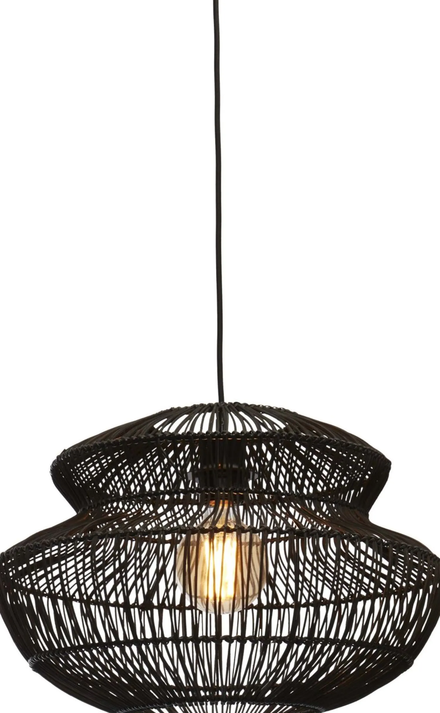 Hanglampen|Hanglampen-Good&Mojo Zanzibar Hanglamp Black