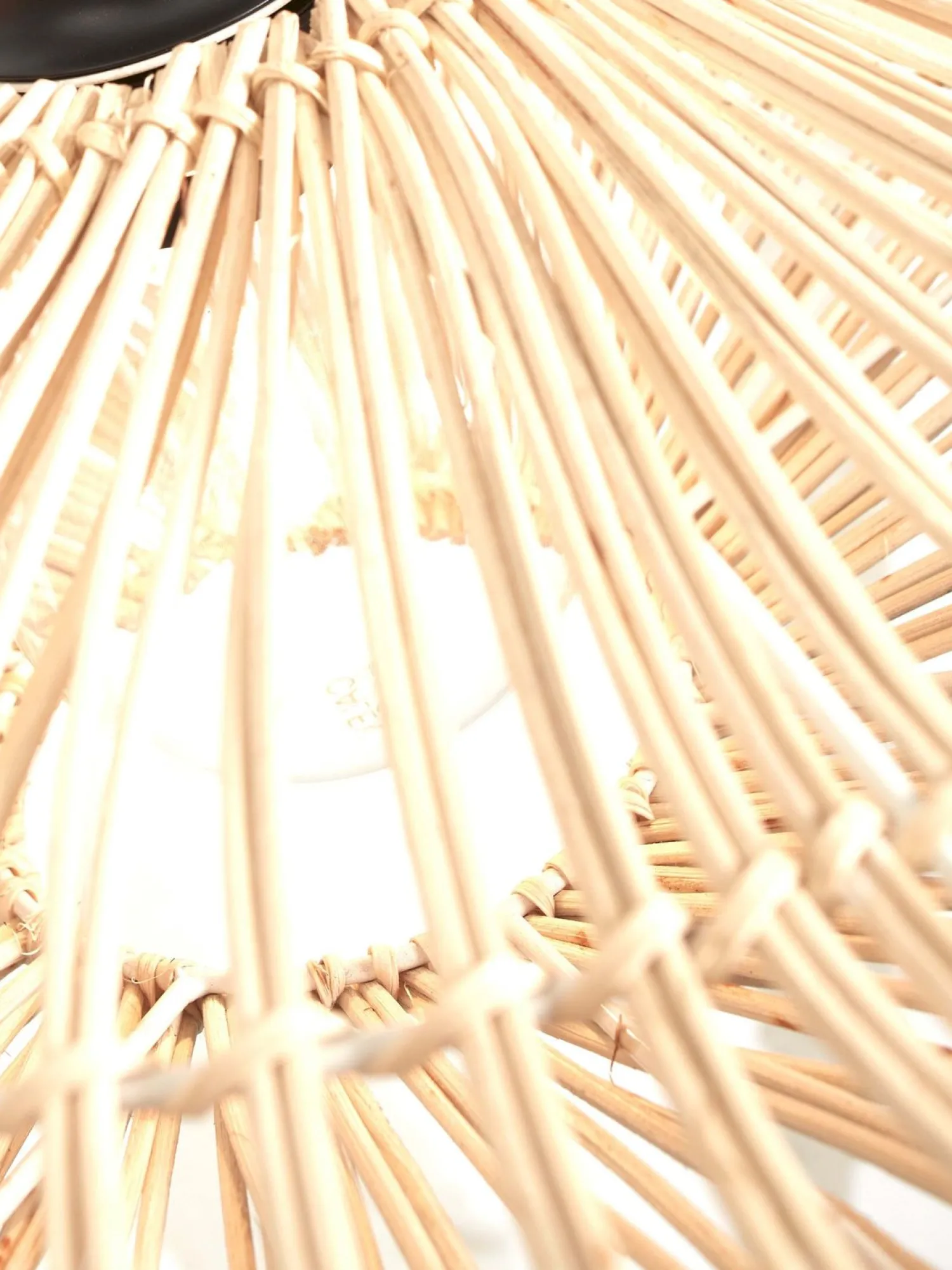 Rotan Plafondlampen|Plafondlampen-Good&Mojo Zanzibar L Plafondlamp White