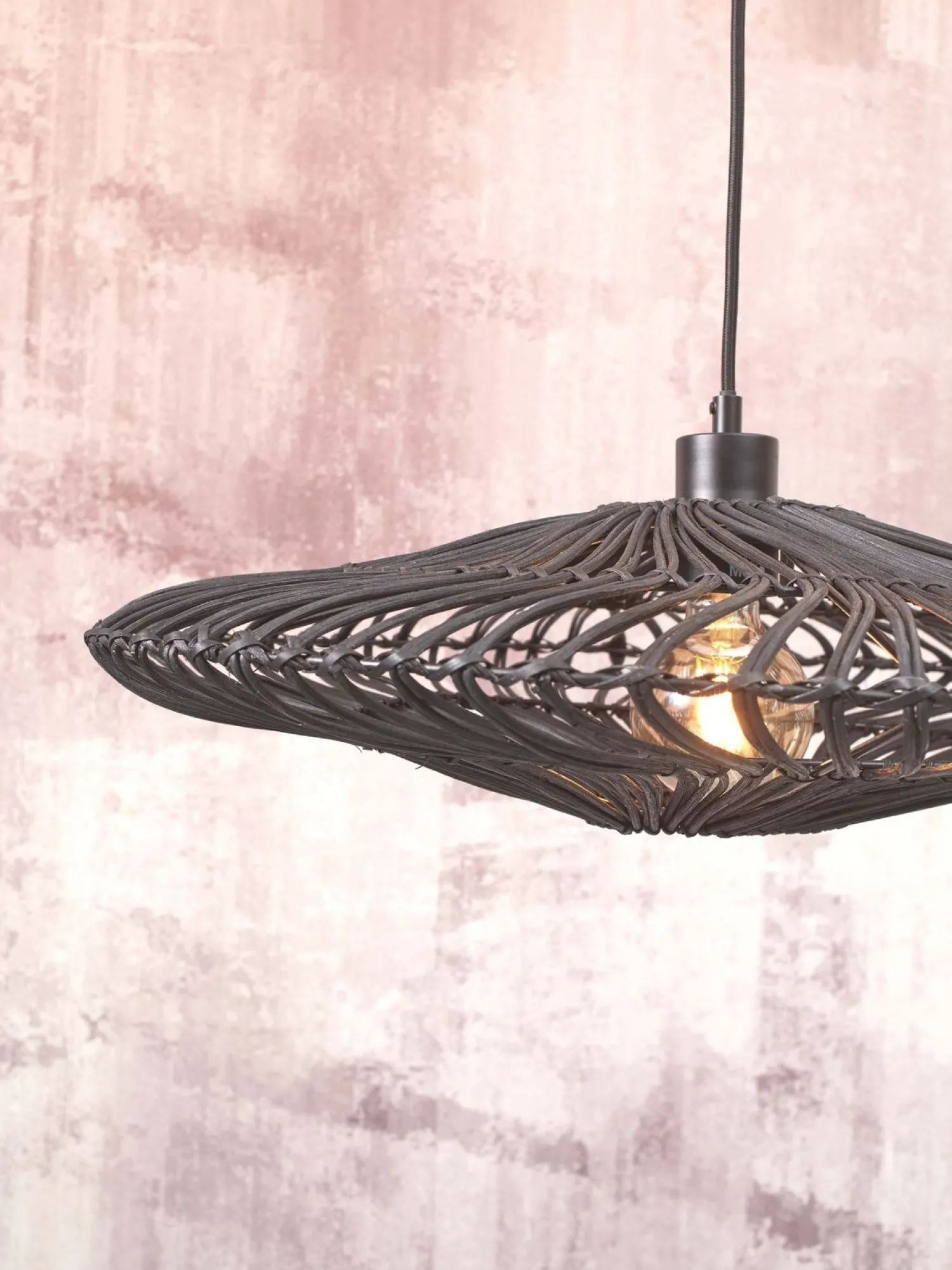 Hanglampen|Hanglampen-Good&Mojo Zanzibar S Hanglamp Black