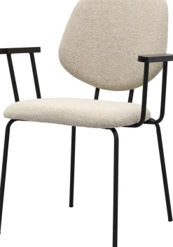 Eetkamerstoelen Met Armleuning-Trendhopper Zelo Armstoel Beige