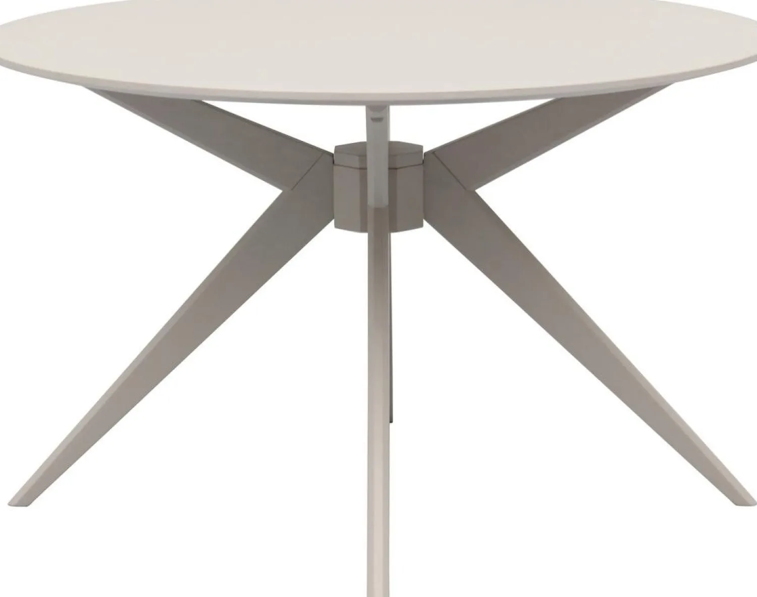 Ronde Eettafels-Trendhopper Zeme Rond Eettafel Off White