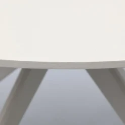 Ronde Eettafels-Trendhopper Zeme Rond Eettafel Off White