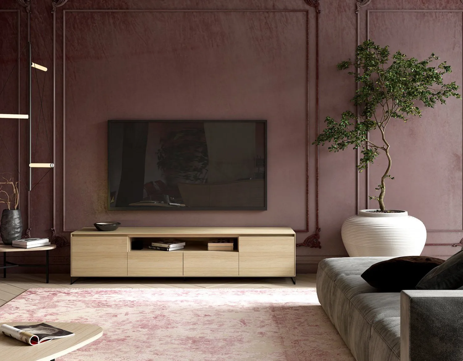 Tv-Meubels-Crest Zen Tv-meubel Naturel