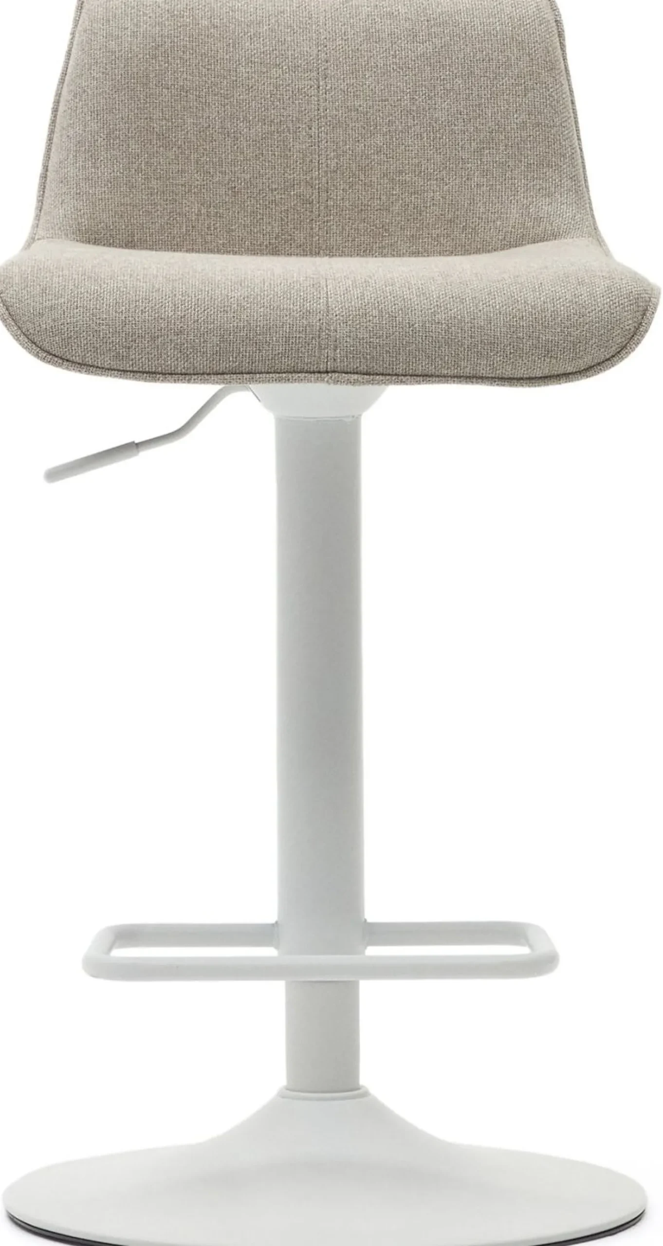 Stoffen Barkrukken-Kave Home Zenda Barstoel Beige