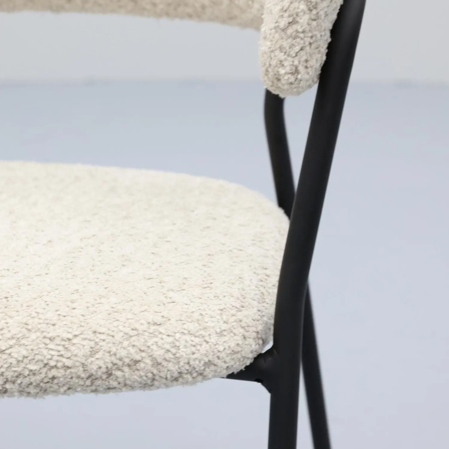 Eetkamerstoelen Met Armleuning-Trendhopper Zeri Armstoel Beige, Zwart