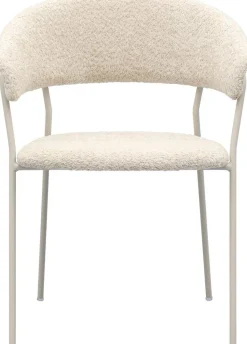 Eetkamerstoelen Met Armleuning-Trendhopper Zeri Armstoel Beige