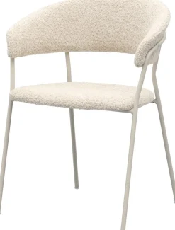 Eetkamerstoelen Met Armleuning-Trendhopper Zeri Armstoel Beige