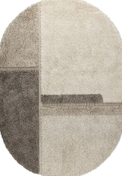 Vloerkleden|Ovale Vloerkleden-Zuiver Zest Vloerkleed Beige