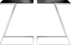 Glazen Bijzettafels-Harvink Zet Bijzettafel Zwart