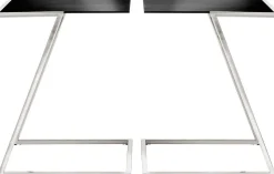 Glazen Bijzettafels-Harvink Zet Bijzettafel Zwart