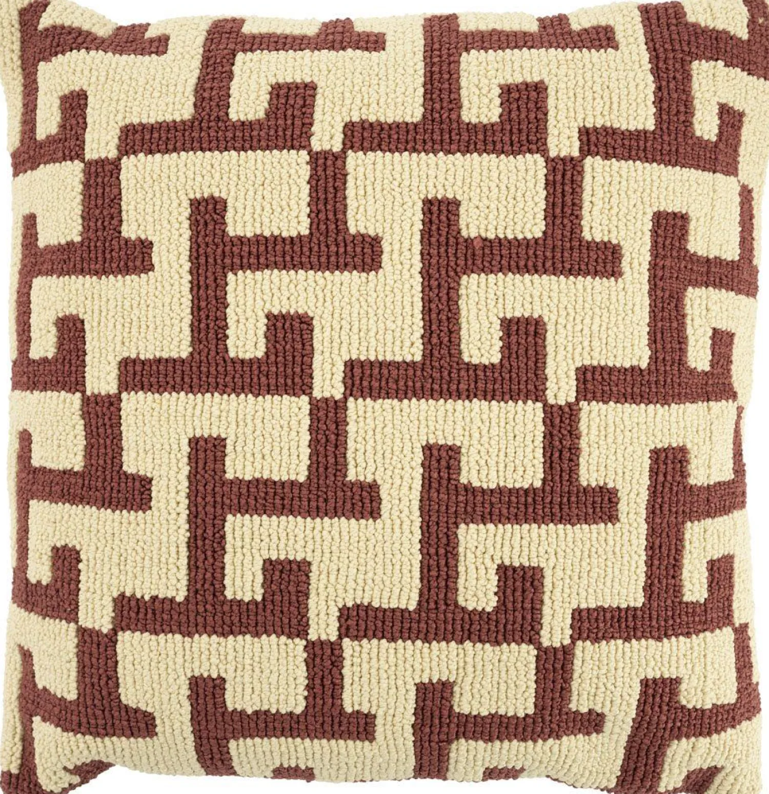 Sierkussens & Plaids-By Boo Ziggy Kussen Burgundy