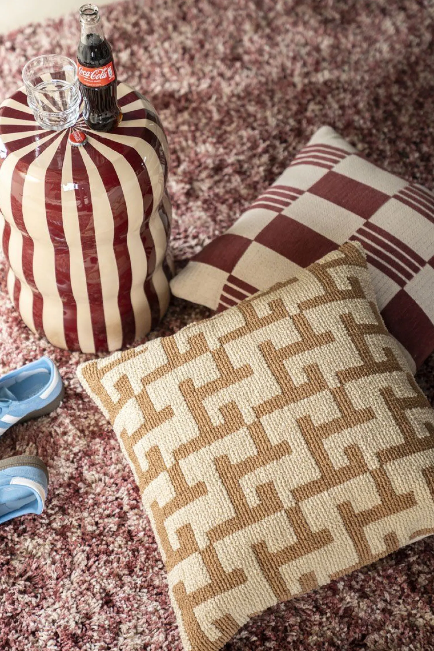 Sierkussens & Plaids-By Boo Ziggy Kussen Mustard