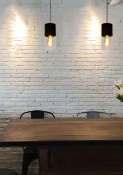 Moderne Hanglampen|Moderne Hanglampen-Lucide Zino Hanglamp Zwart