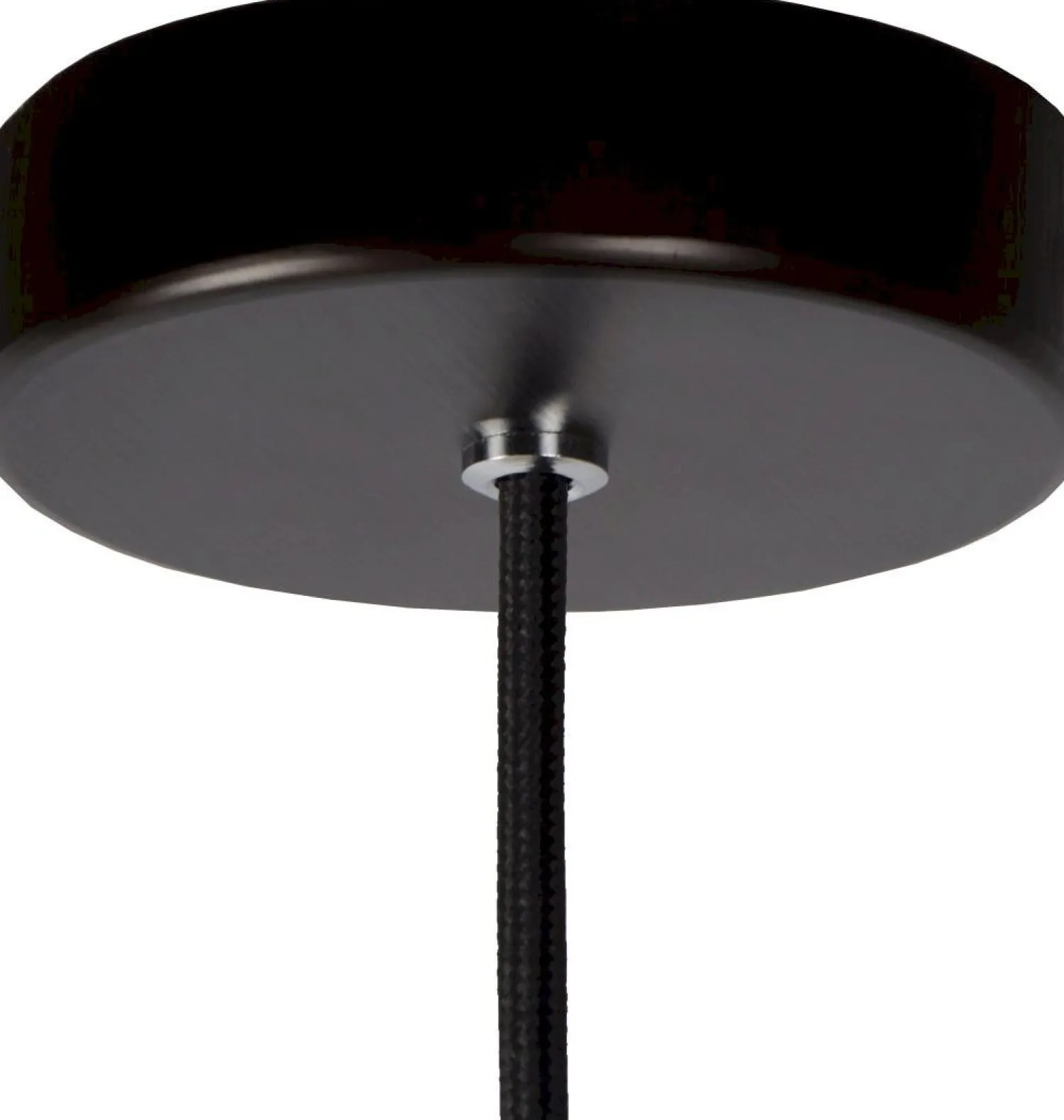 Moderne Hanglampen|Moderne Hanglampen-Lucide Zino Hanglamp Zwart