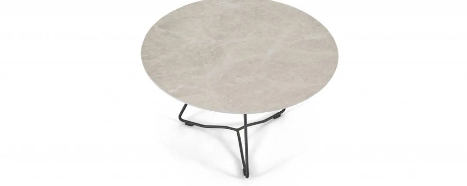 Ronde Bijzettafels-Montèl Zoe Bijzettafel Cream Navona