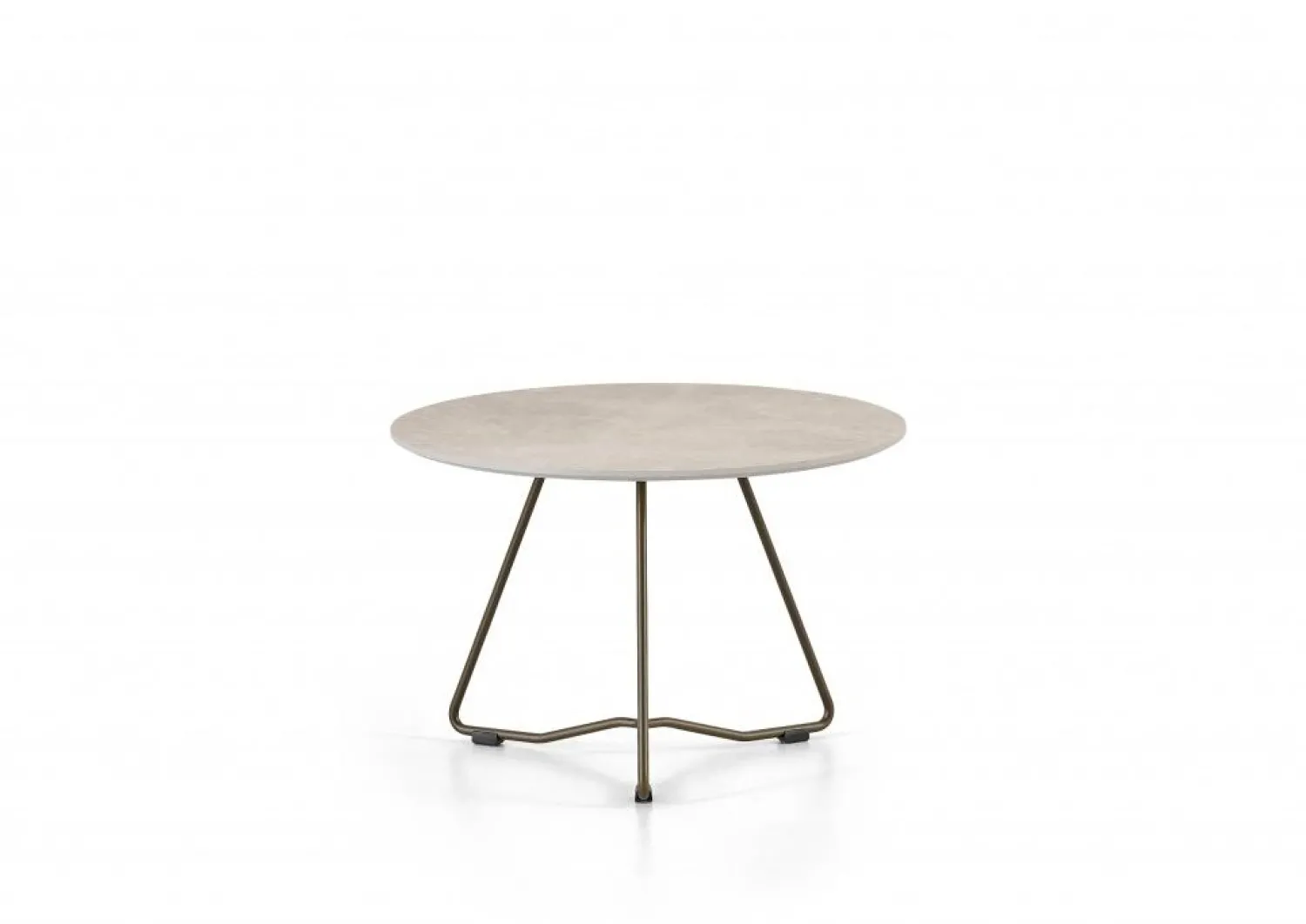 Ronde Bijzettafels-Montèl Zoe Small Bijzettafel Cream Navona