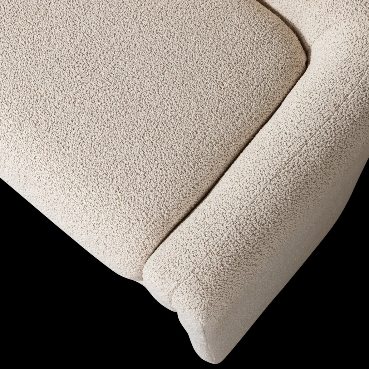 Stoffen Eetkamerbanken-WOOOD Zone Eetkamerbank Beige