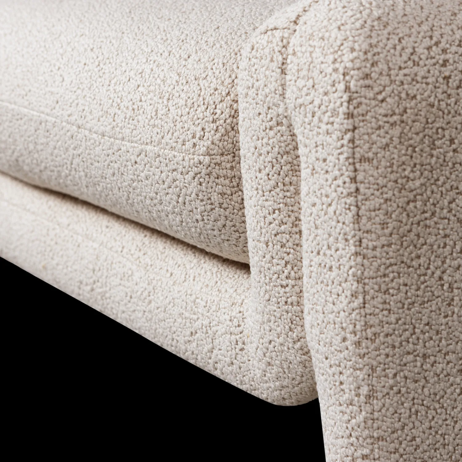 Stoffen Eetkamerbanken-WOOOD Zone Eetkamerbank Beige