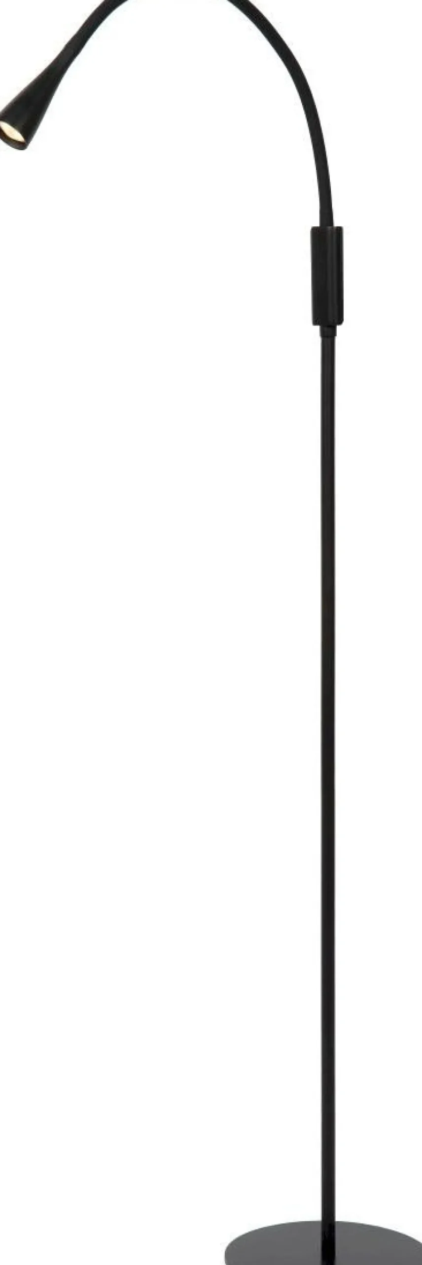 Moderne Vloerlampen|Vloerlampen-Lucide Zozy Vloerlamp Zwart