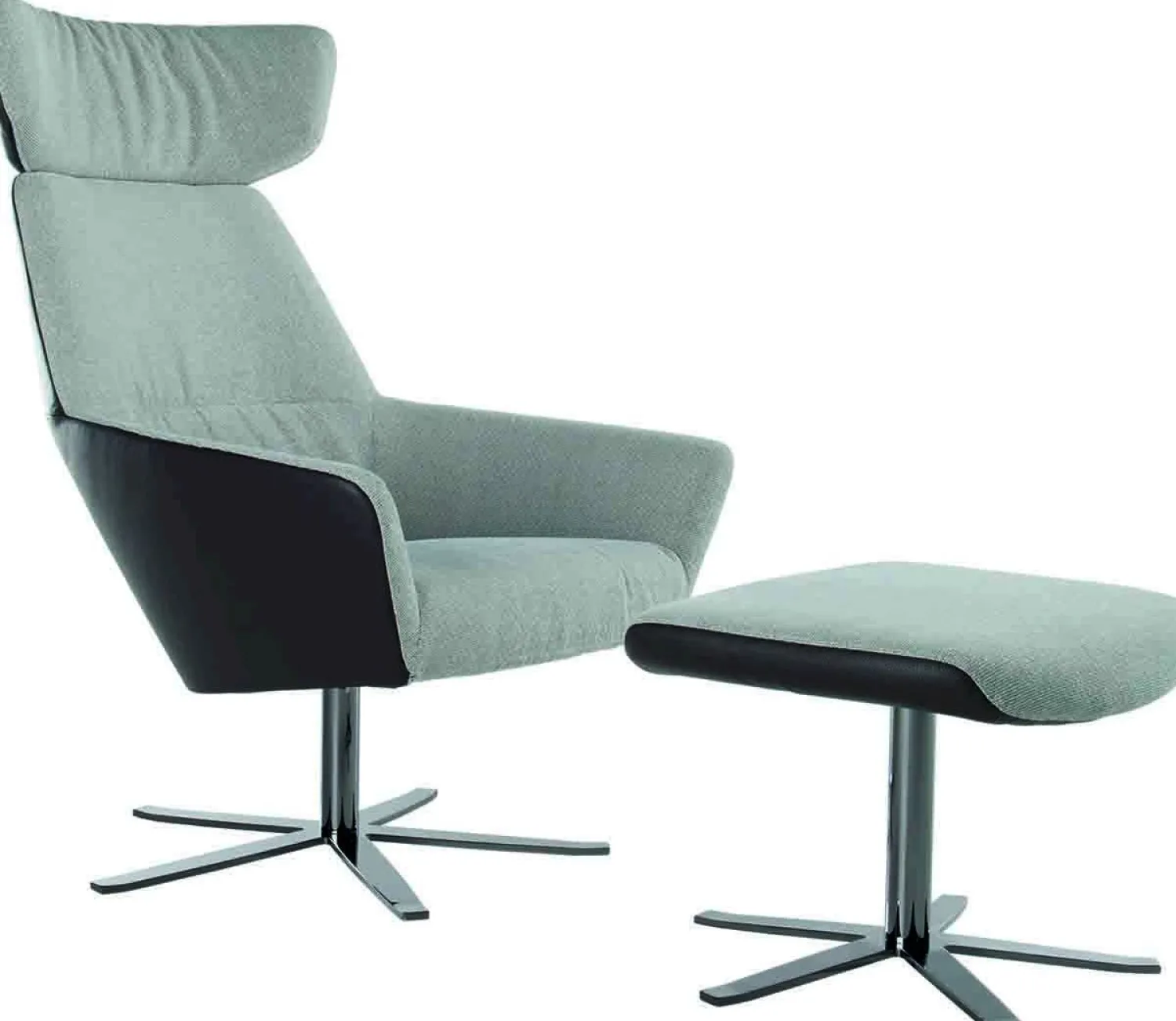 Oorfauteuils|Draaifauteuils-Bert Plantagie Zyba Fauteuil Grijs