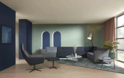 Oorfauteuils|Draaifauteuils-Bert Plantagie Zyba Fauteuil Grijs